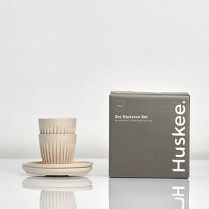 Mug 3oz Natural Espresso Set of 2 - Huskee