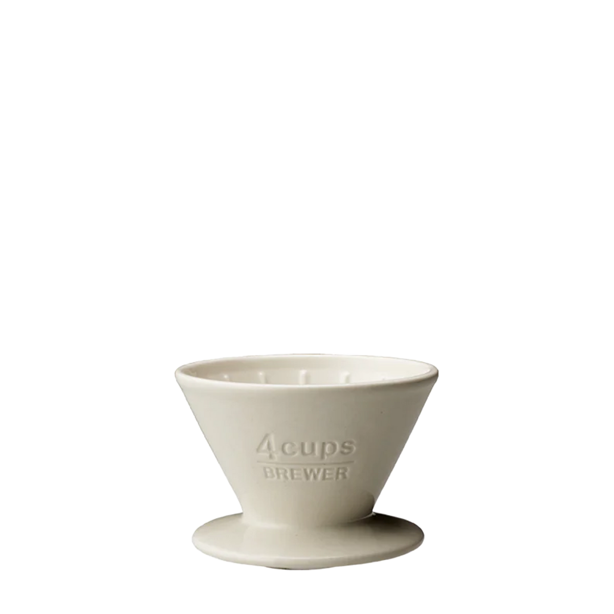 Slow Coffee Style brewer 4 cups porcelain white - Kinto - Espresso