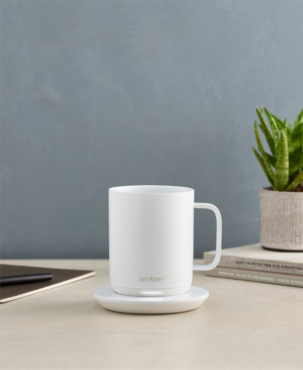 Temperature Control Smart Mug 2 by Ember, 14 Oz Heated Coffee Mug