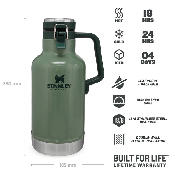 Stanley Classic Growler  Key Features of this beer lovers fan favorite  item 