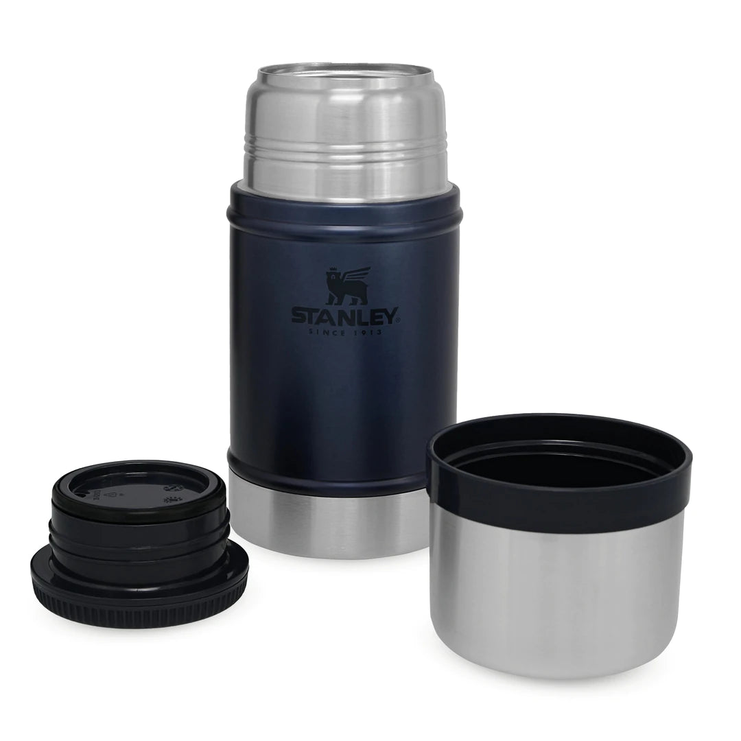 Classic 0.75 Thermos Charcoal - Black & Blue Shop